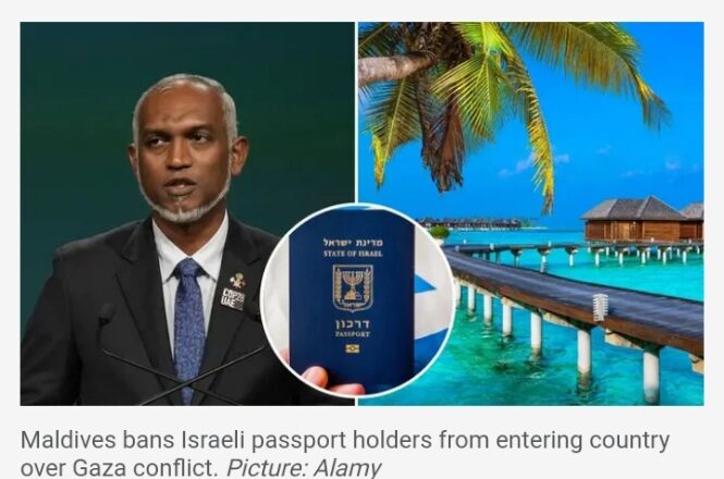 Kasar Yahudawan Israela ta ce ‘yan kasarta su fice daga kasar Maldives bayan da ta haramtawa Yahudawan shiga kasarta saboda kisan da sukewa Falas-dinawa