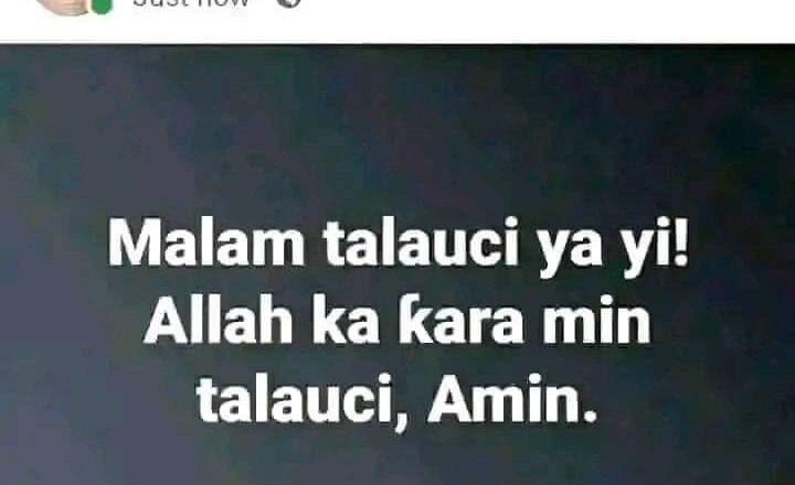 Allah ka kara min Talauci>>Inji Wannan matashin