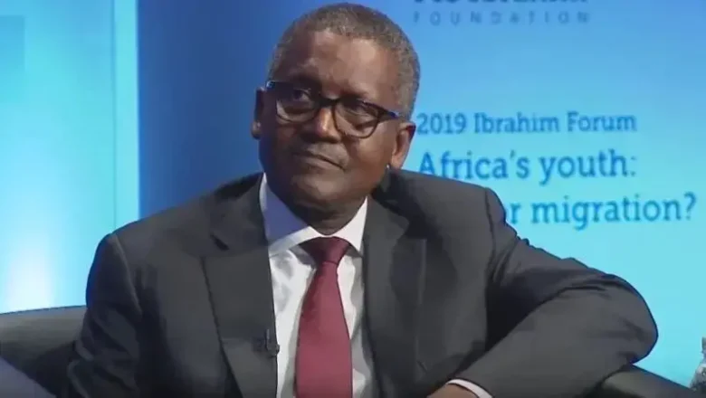 ‘Yan kasuwar man fetur sun ce man fetur dina yayi arha da yawa basa samun ribar da suke so>>Dangote