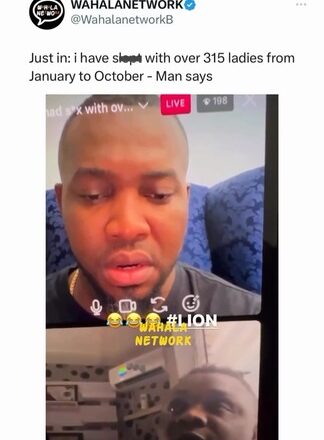 Kalli Bidiyo inda wani mutum ke cewa yayi lalata da mata 315 a wannan shekarar ta 2024