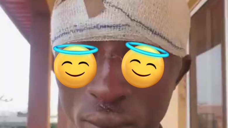 Kalli bidiyo yanda sojan Najeriya ya ji rauni a fuska yayin sakkowa daga Jirgin sama