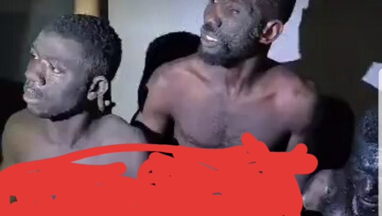 Kalli Bidiyon yanda aka kama wasu masu Gàrkùwà da mutane aka musu tsìràrà ana duka kamar jakai