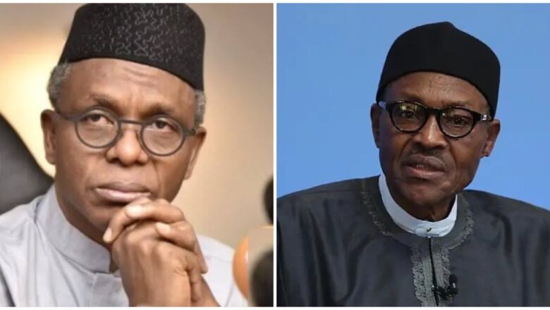 Buhari ya watsawa El-Rufai kasa a ido inda yace, Ina nan daram a jam’iyyar APC – Buhari