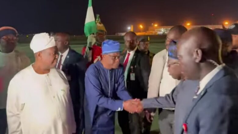 Da Duminsa: Shugaban kasa, Bola Ahmad Tinubu ya dawo Najeriya bayan kwashe kwanaki 19 a Turai yana hutawa