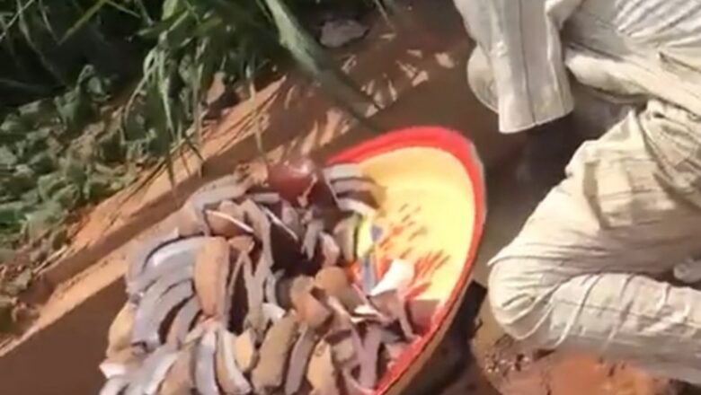 Kalli Bidiyo yanda aka kama me sayar da Kwakwa yana wanke kwakwar da ruwan kwata bayan da ta zube