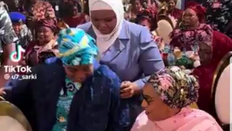 Bidiyo: Yanda jami’ar tsaron Matar mataimakin shugaban kasa ta so hana matar Rarara, A’isha Humaira daukar hoto da ita ya dauki hankula