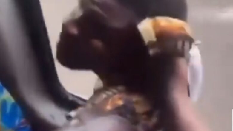 Kalli Bidiyon yanda aka kama wani barawon Waya yayin da ya zura hannu cikin mota zai warci wayar wani