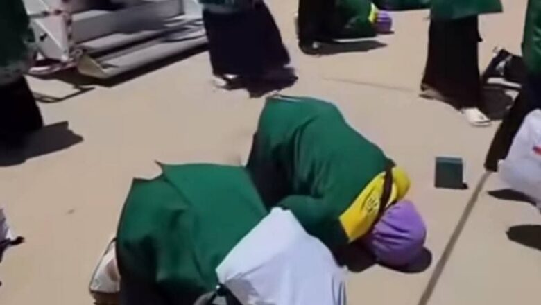 Mahajjatan Kasar Bangalidash Kenan Suke Yin Sujjadar Godiya Ga Allah Bayan Sun Sauka A Kasar Saudiyya