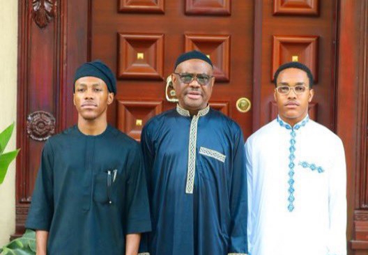 Kalli Bidiyo: Dan gidan Ministan Abuja, Wike ya wallafa irin rayuwa kece rainin da yake yi