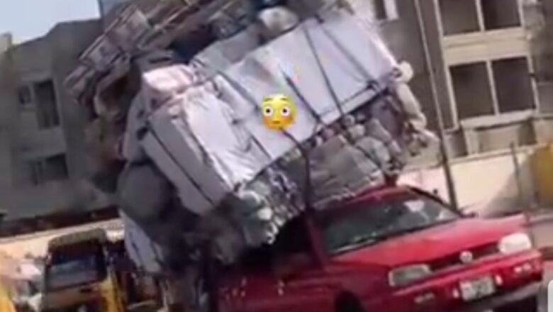 Kalli Bidiyo: Lodun wuce kima da Wannan motar ta yi ya baiwa mutane mamaki