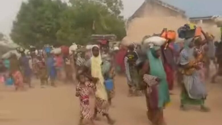 YA SUBHANALLAH: Al’ummar Wasu Kauyuka Sama Da Ashirin Kenan A Yayin Da Suke Gudu Suna Barin Matsugùnansu Bayan Barazanar Kai Hàrì Da Riķaķken Dàn Bìndiga Kuma Babban Yaron Beĺlò Ťùŕjì, Wato Kallamu YaÝi Musu, Inda Suka Shigo Garin Gatawa Neman Mafaka