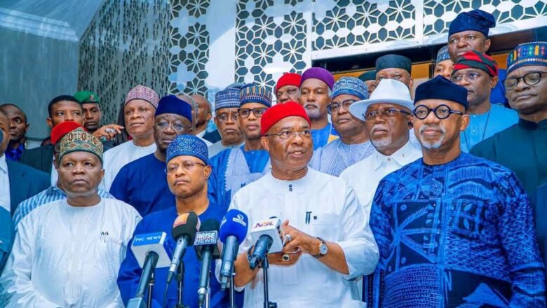 DA ƊUMI-ƊUMINSA: Gwamnonin APC Sun Jaddada Goyon Bayansu Ga Tazarcen Tinubu A 2027 A Wani Taron Karfafa Hadin Gwiwa Da Suka Gudanar A Abuja