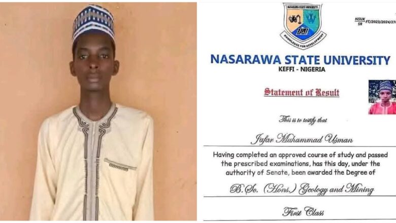 Almajiri Mahaddacin Ķùr’ani Ya Kafa Tarihi A Jami’ar Jihar Nasarawa, nda Ya Fita Da Sakamako Mafi Daraja (First Class