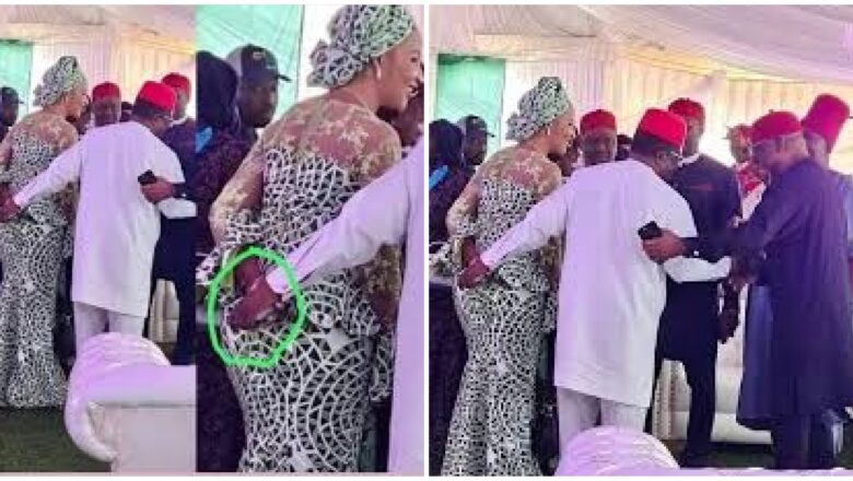 Kalli Bidiyon yanda Ministan Ayyuka, Dave Umahi ya so kamawa Karamar Ministar Harkokin kasashen Waje Bianca Ojukwu kugu amma ta ankare inda ta yi caraf ta rike mai hannun