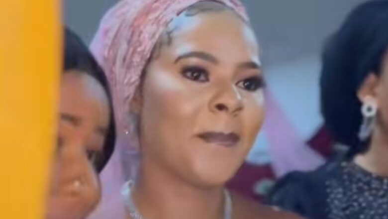 Kalli Bidiyon yanda Amarya, Maryam Malika ta fashe da kuka a wajen bikinta