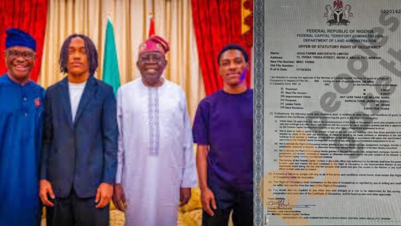 Ji bayani dalla-dalla yanda Ministan Abuja Nyesom Wike ya baiwa dansa filiye dubu arba’in a Abuja wanda kudinsau sun kai dala Biliyan $3.6, yace so yake ‘ya’yansa su zamana sun fi kowa yawan filaye a Abuja