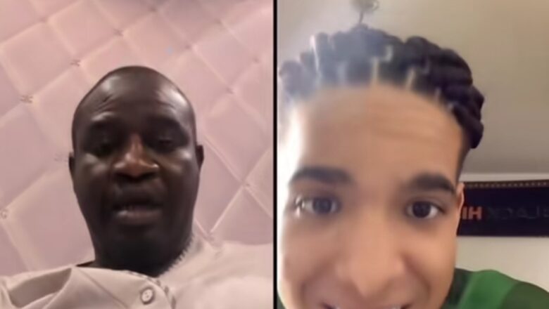 Kalli Bidiyon Tauraron Fina-finan Hausa, Musa Mai Sana’a tare da tare da wani dan kasar waje yana masa Turanci amma Musan ya kasa bayar da amsa da kyau, wasu dai sun ce bai iya bane inda wasu ke cewa da gangan yayi