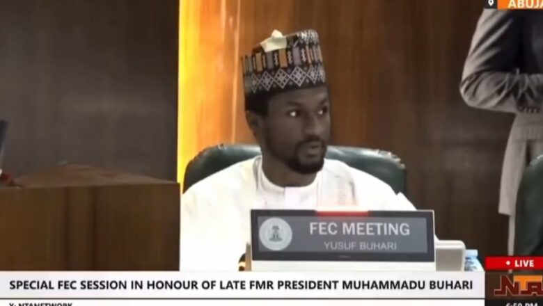 Kalli Bidiyon jawabin Yusuf Buhari a fadar shugaban kasa, wajan yiwa mahaifinsa addu’a