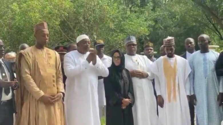 Bidiyo: Shugaban kasar Gambia, Adama Barrow ya je gaisuwar Buhari Daura