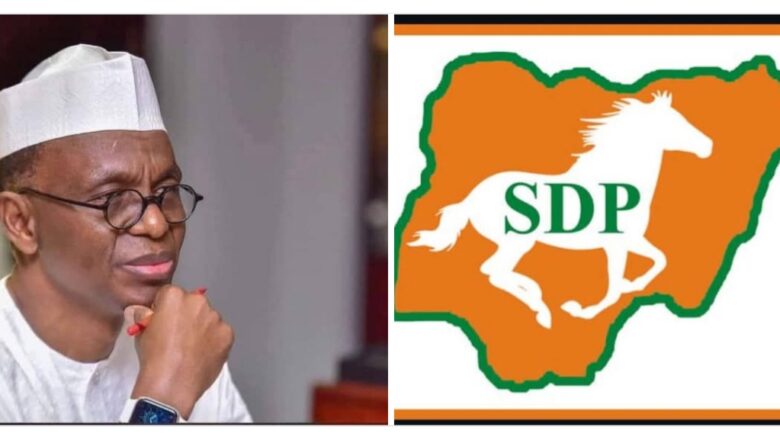 Wata Sabuwa: Jam’iyyar SDP Ta Kori Nasir El-rufa’i Na Tsawon Shekaru Talatin.