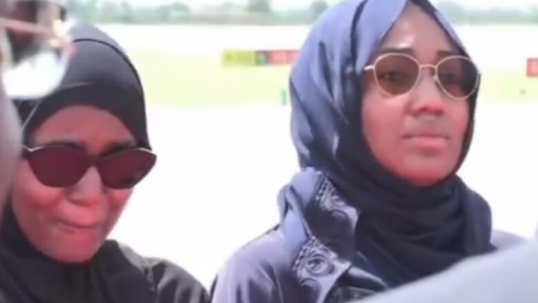 Kalli Bidiyon yanda ‘ya’yan Buhari mata da matarsa A’isha suka yi bankwana da gawarsa suna ta kuka