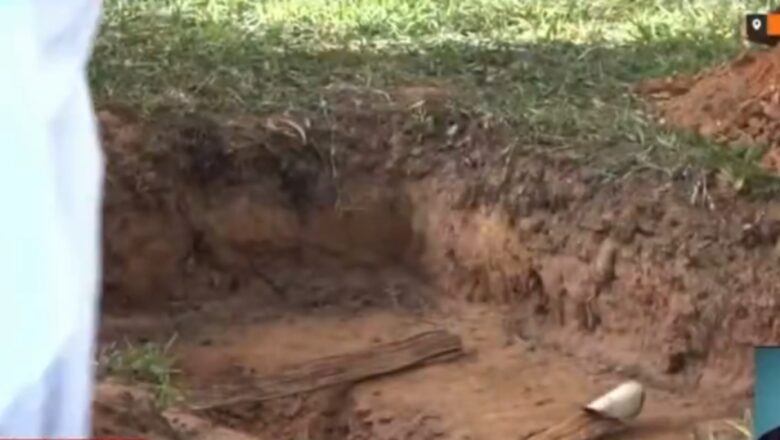 Kalli Bidiyo: An nuna cikin kabarin Shugaba Buhari, Su Tinubu da Kashim Shettima na zaune a gefe suna kallo