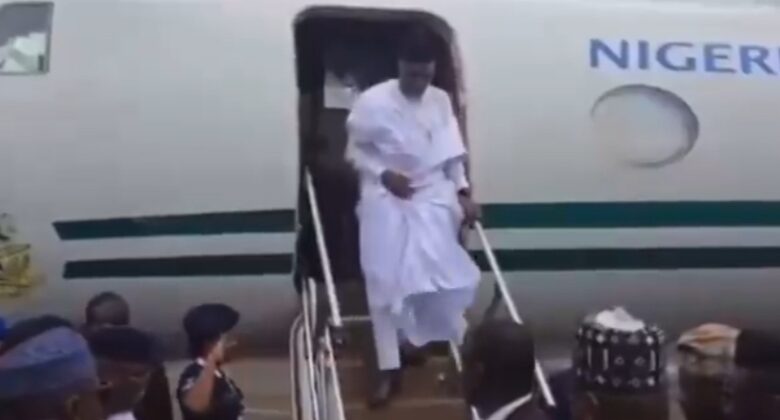 Da Duminsa:Mataimakin shugaban kasa, Kashim Shettima ya sauka a Akure wajan taron tallafawa kananan masana’antu