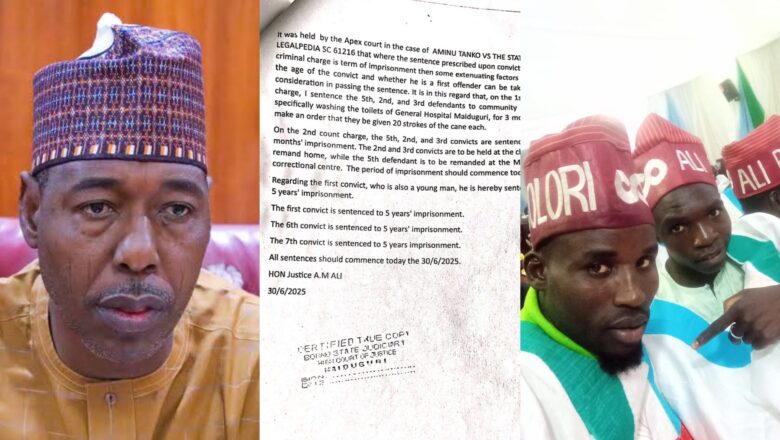 Kotu ta daure matasa 2 a gidan yari tsawon shekaru 5 saboda shirya yiwa Gwamnatin jihar Borno gàngàmì