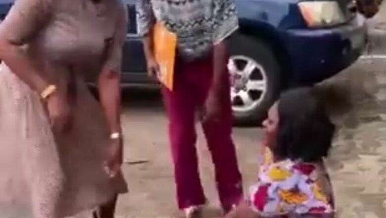 Kalli Bidiyon yanda ta kwanta a kasa tana ta Burgima saboda murnar samun aiki bayan shekaru 18 da kammala karatu