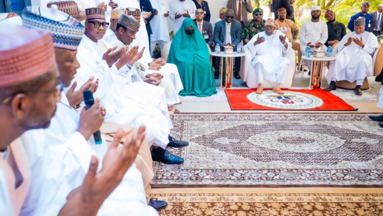 Ina fatan Buhari ya ci gaba da hutawa a Aljannah>>Inji Shugaba Tinubu yayin da ya kaiwa A’isha Buhari ziyara