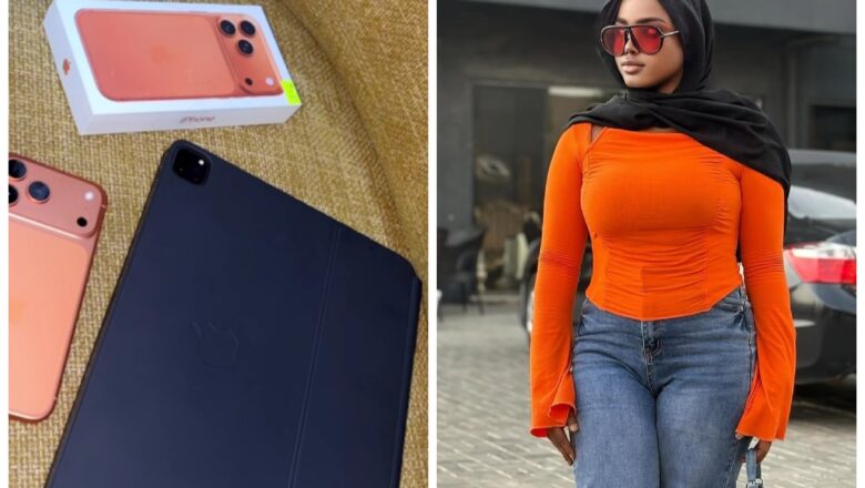 Ana ta kara samun ci gaba a Kannywood:Maryam Yahya ma ta sanar da mallakar sabuwar wayar iPhone 17 pro