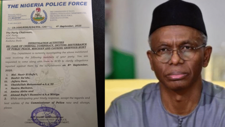 Da Duminsa: Hukumar ‘yansandan jihar Kaduna ta gayyaci El-Rufai ya gurfana a gabanta dan amsa tambayoyi