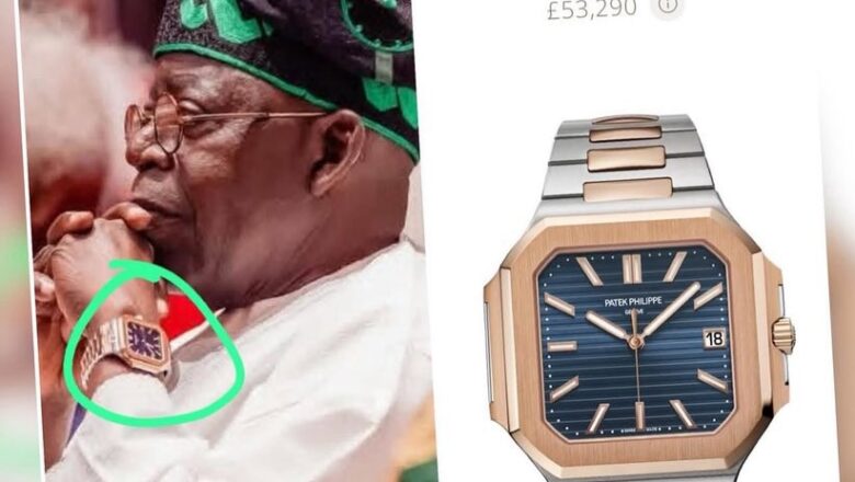 Ganin Shugaban kasa, Bola Ahmad Tinubu sanye da Agogon Naira Miliyan dari da goma ya jawo cece-kuce