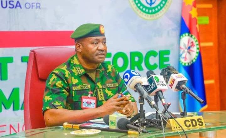 Sojoji kadau ba zasu iya magance matsalar tsaron Najeriya ba>>Inj Shugaban Sojoji, Janar Christopher Musa