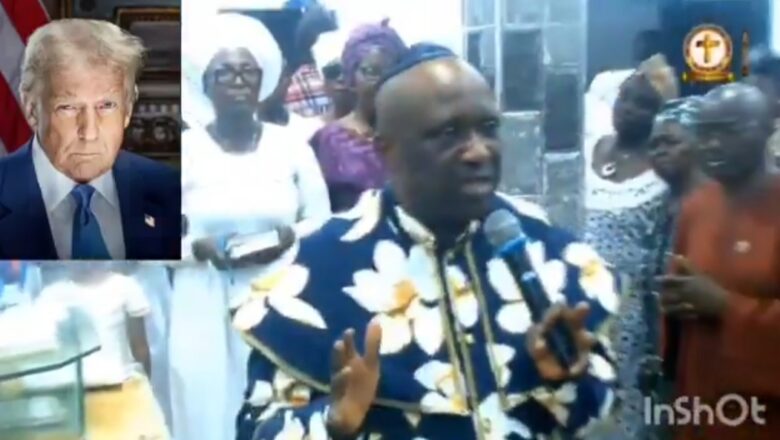 Trump zai zo ne ya sake Bhautar damu kawai amma babu wata maganar Mhuzghunawa Kiristoci>>Inji Fasto Elijah Ayodele