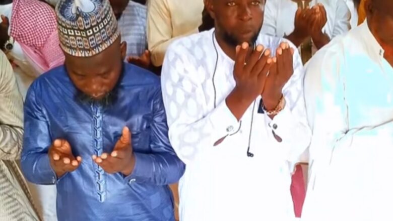 Kalli Bidiyon yanda Malamai suka farawa Shugaban kasar Amirka, Donald Trump Al-Qunut