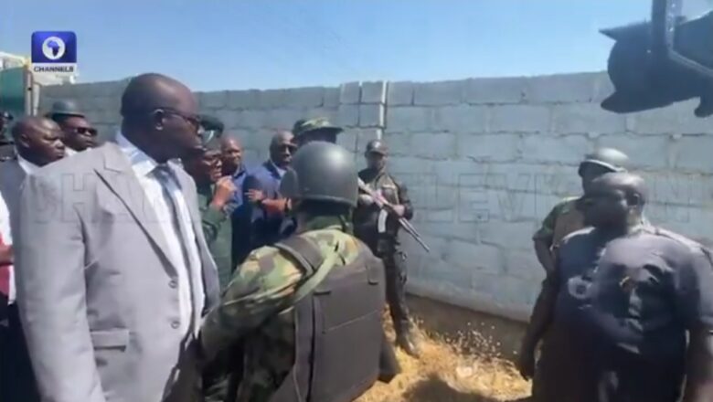 Kalli Bidiyon, Yanda hankula suka tashi bayan sojoji sun hana Wike Shiga wani Fili a Abuja