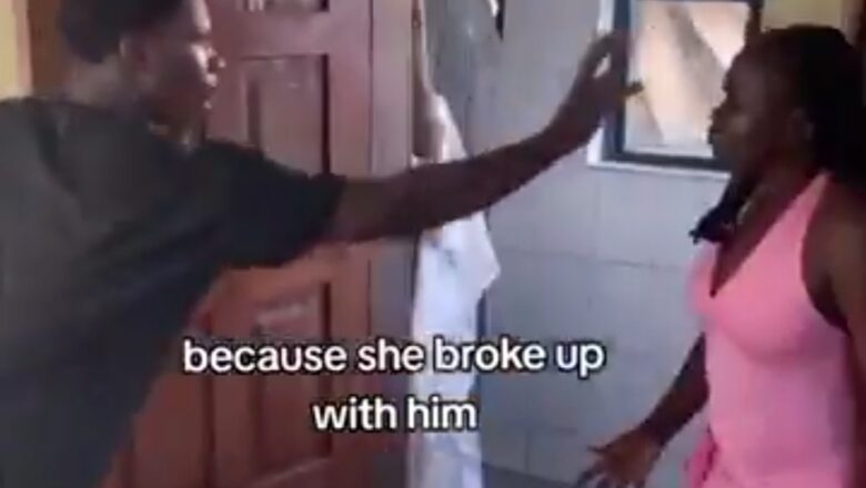 Kalli Bidiyon Gwanin Ban Tausai: Yanda Saurayi ya kwace duk wani abu da ya taba saiwa Budurwarsa bayan da suka rabu hadda waya