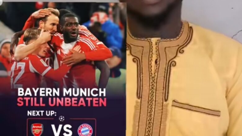Kalli Bidiyon:Malamin Tsubbu ya buga Qasa yace Taurari sun nuna masa cewa Bayern Munich ce zata ci Arsenal a wasan yau