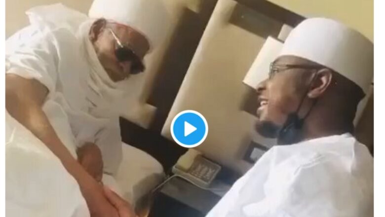 Kalli Bidiyo: Allah Sarki, Rasuwar Sheikh Dahiru Usman Bauchi ta taba Sheikh Farfesa Isa Ali Pantami sosai