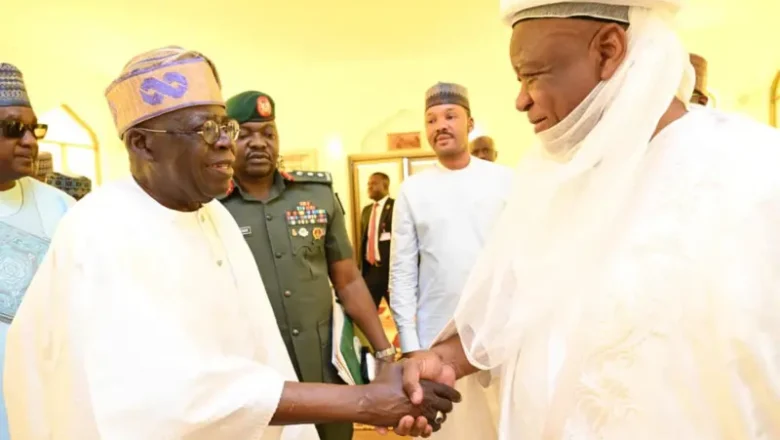 Shugaban kasa, Tinubu ya gana da sarkin Musulmi