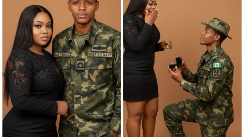 Kalli Hotuna: Yanda wata ‘yar Kudu ta hada hotunanta dana Soja Yerima tace ta samu mijin aure