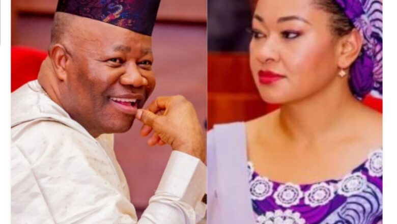 Fàdà ya dawo danye, Yanzu ne zan fito in maka tonon Silili in gayawa Duniya yanda kaso aikata Alfasha dani>>Sanata Natasha Akpoti ta gayawa Sanata Godswill Akpabio