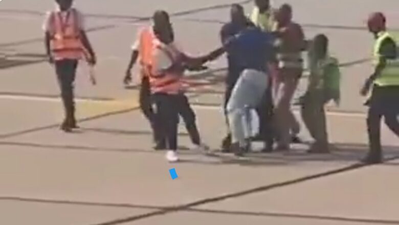 Kalli Bidiyon: Yanda aka kama wani dan Najeriya da ya makale a tayar jirgin saman dake shirin tafiya kasar Amurka