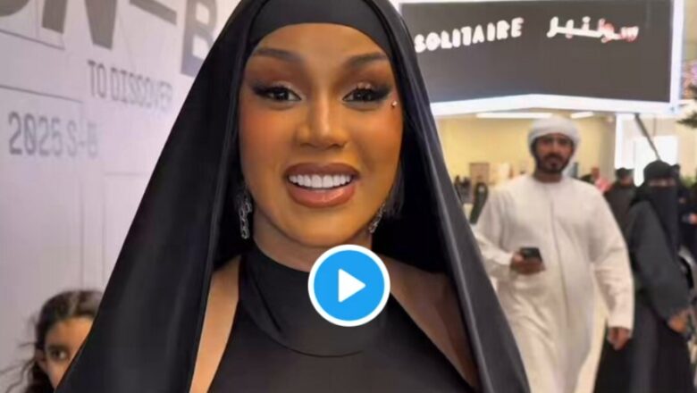 Kalli Bidiyon yanda Mawakiyar Amurka, Cardi B ta yi wasa a kasar Saudiyya da ya dauki hankula