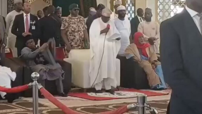 Kalli Bidiyon: Kalar Sallamar da shugaba Tinubu yayi a wajan Gaisuwar Sheikh Dahiru Usman Bauchi ta jawo cece-kuce sosai