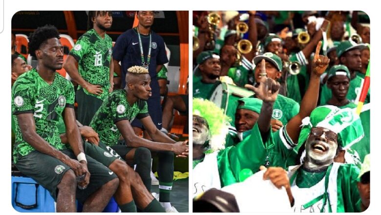 Tawagar ‘yan Kwallon Najeriya ta Super Eagles ne kadai basu je da masu goyon bayansu gasar cin kofin Africa ta AFCON ba a hukumance