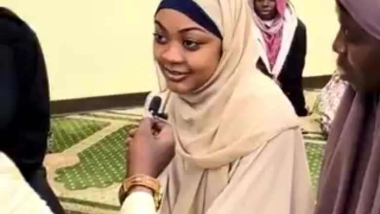 Ta musulunta, kalli Bidiyon yanda ‘yan uwanta suka rungumeta