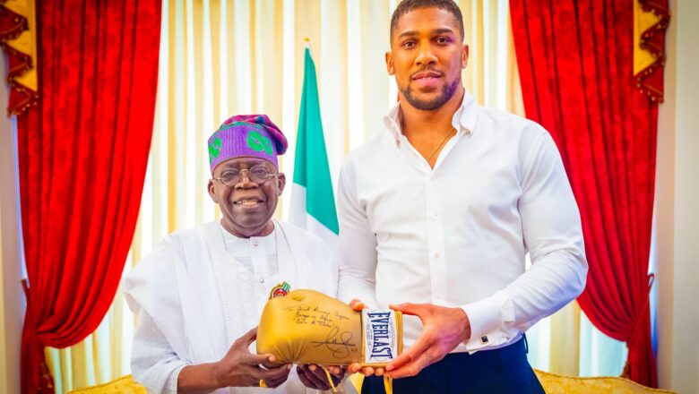 Na yi magana da Anthony Joshua da mahaifiyarsa, bayan Khàdàrìn da ya rutsa dashi>>Inji Shugaba Tinubu