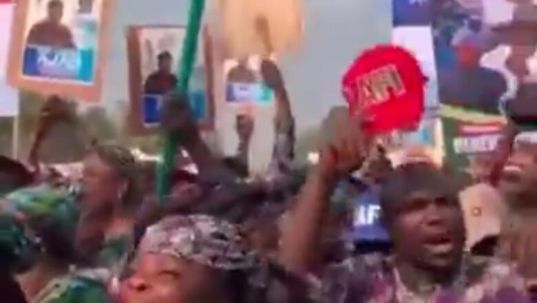 Kalli Bidiyon: Wasu yarbawa a Ibadan sun fito sunawa shugaba Tinubu yakin neman zabe